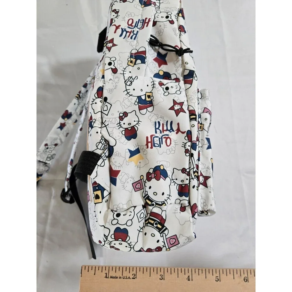 Hello Kitty Cute Printed Graffiti Schoolgirl Bags Large Capacity Backpack